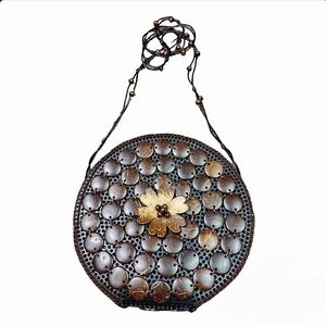HANDMADE BEADED SHOULDER BAG